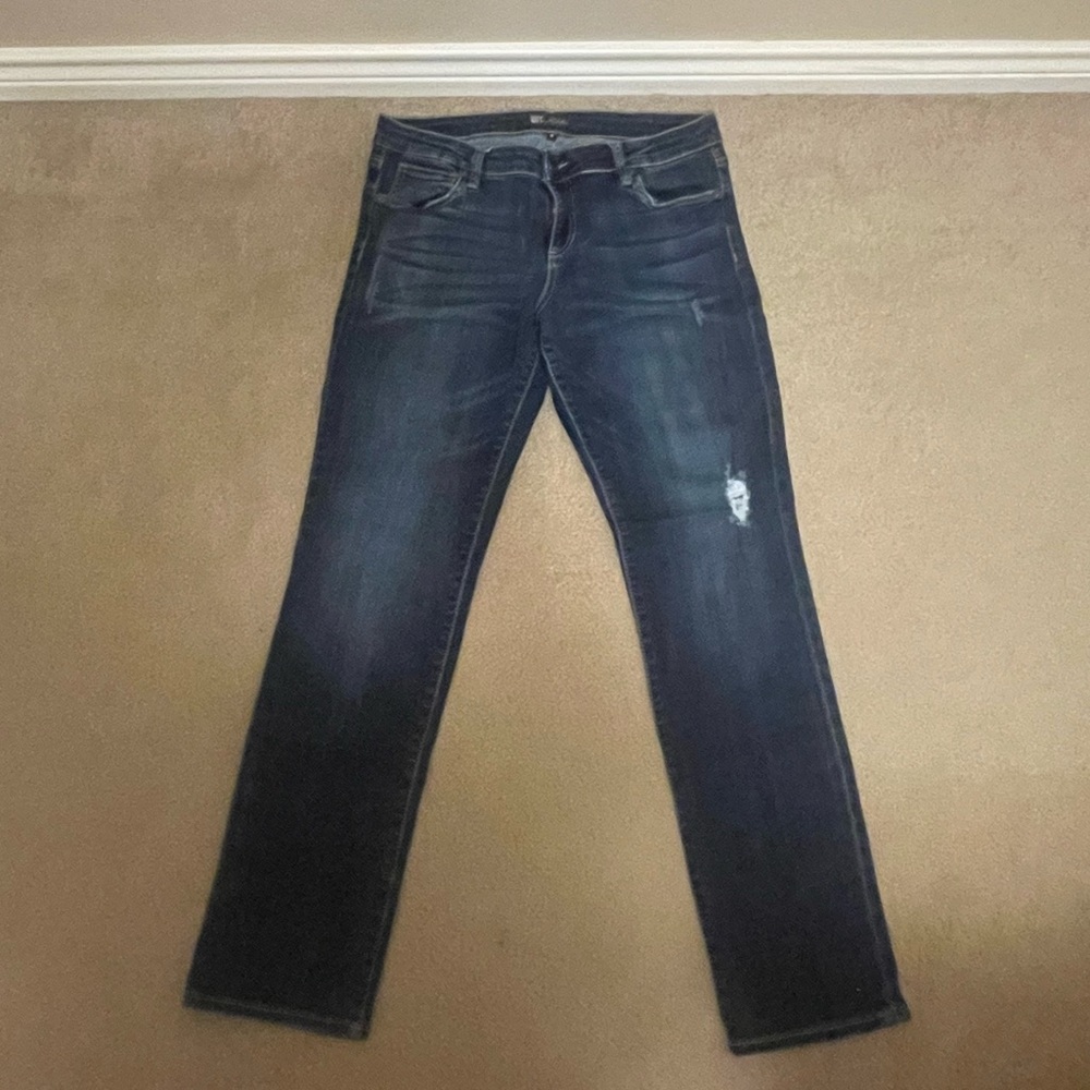 Kut from the Kloth Dark Wash Straight Jeans